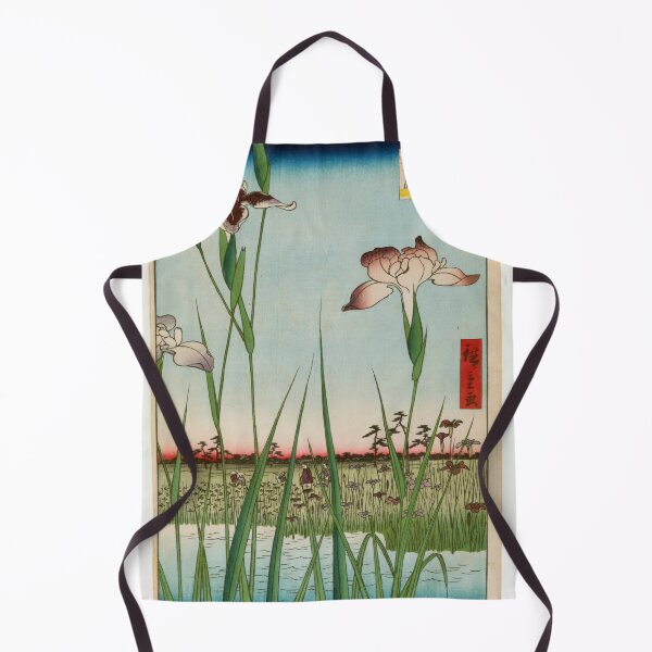 Item preview, Horikiri Iris Garden (Horikiri no Hanashobu), No. 64 from One Hundred Famous Views of Edo Utagawa Hiroshige | Utagawa Hiroshige designed and sold by TeeARTHY.