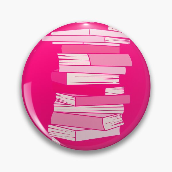 Item preview, Hot Pink Aesthetic Stack of Books designed and sold by KWZCreates.