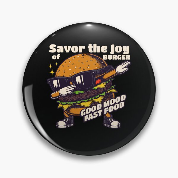 Item preview, Stylish Burger Character in Sunglasses Design designed and sold by IdeasDream.