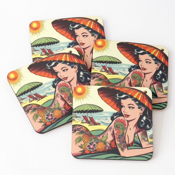 Item preview, Retro Summer Pin-up Girl Comics designed and sold by PulpVintage.