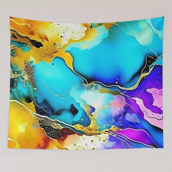 Item preview, Trendy Modern Liquid Art Painting  designed and sold by celartinspire.