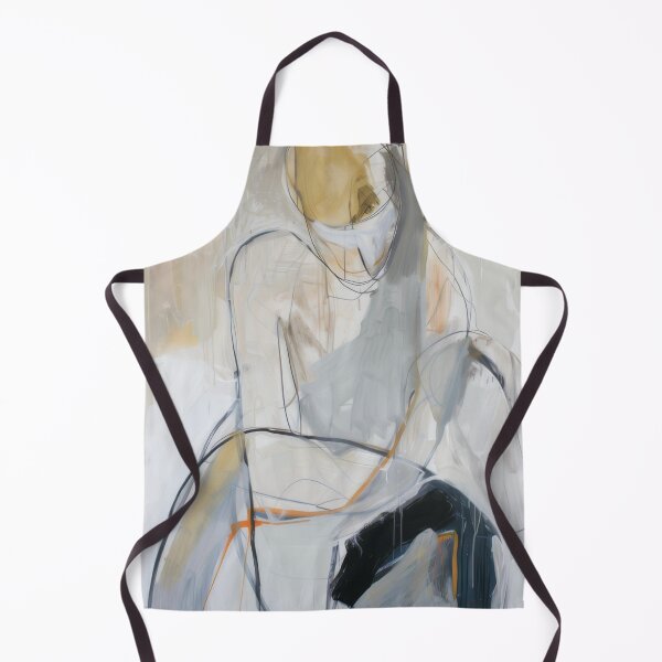 Item preview, Beautiful abstract neutral minimalist human figure "Thinking" designed and sold by PrettyPinkSkies.