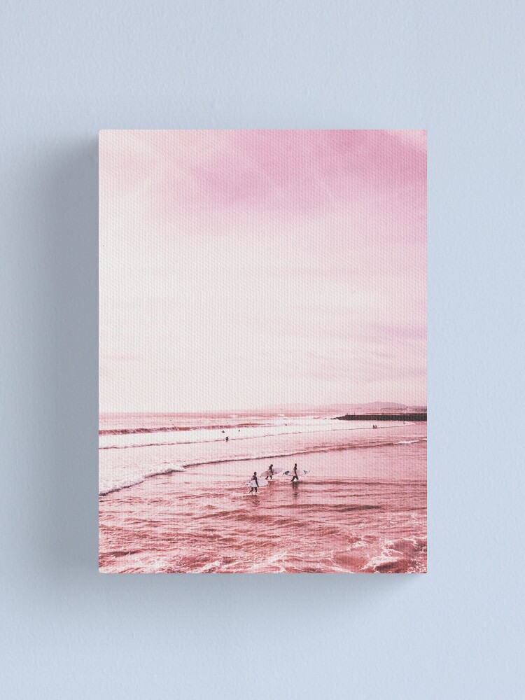 pink sunset wall art