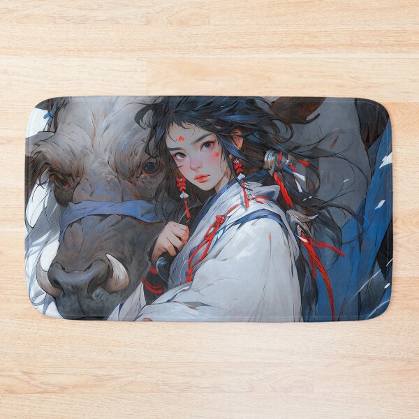 Item preview, Traditional Folklore Yak and Anime Girl designed and sold by bubblegoth.