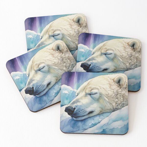 Item preview, Polar bear sleeping on iceberg designed and sold by Grypis.
