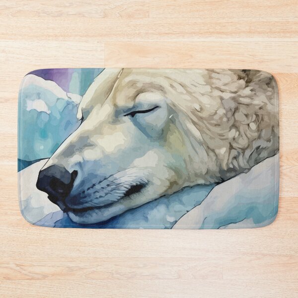 Item preview, Polar bear sleeping on iceberg designed and sold by Grypis.