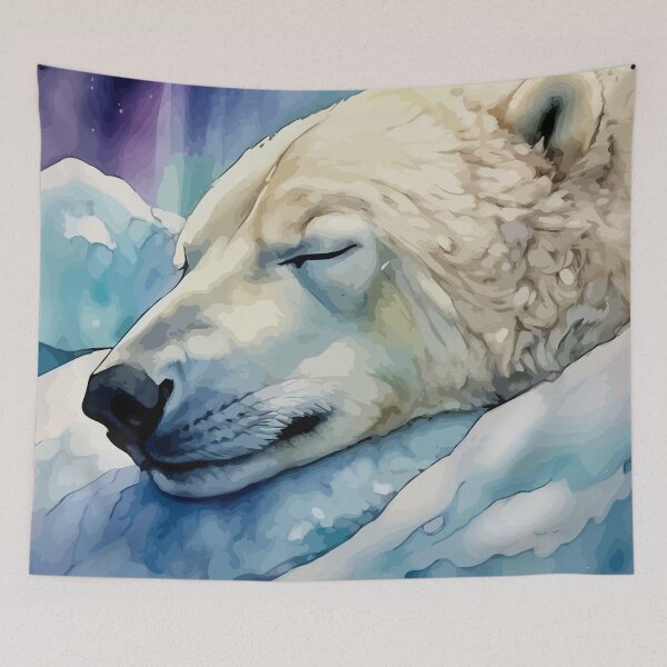 Item preview, Polar bear sleeping on iceberg designed and sold by Grypis.