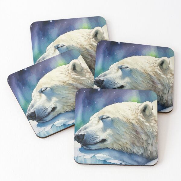 Item preview, Polar bear sleeping on iceberg designed and sold by Grypis.