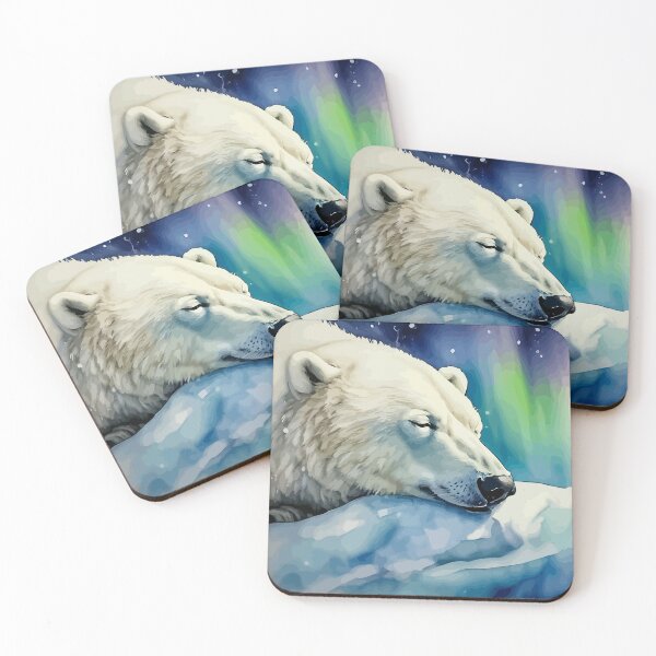Item preview, Polar bear sleeping on iceberg designed and sold by Grypis.