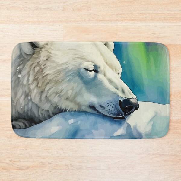 Item preview, Polar bear sleeping on iceberg designed and sold by Grypis.