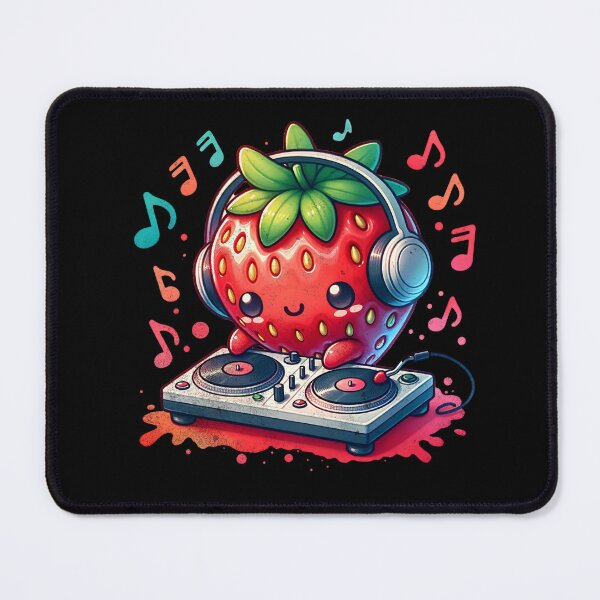 Item preview, Cute Kawaii Strawberry DJ designed and sold by ChaosReigns91.