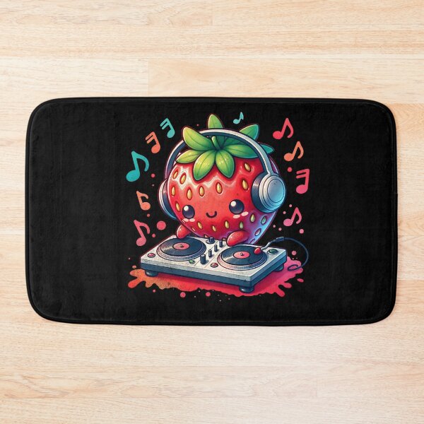 Item preview, Cute Kawaii Strawberry DJ designed and sold by ChaosReigns91.
