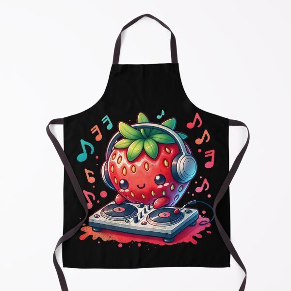 Item preview, Cute Kawaii Strawberry DJ designed and sold by ChaosReigns91.