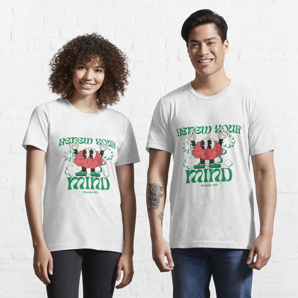 Vista previa del artículo con la obra «Camiseta esencial», diseñado y vendido por SendMeJC.