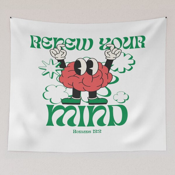 Item preview, Renew Your Mind. Romans 12:2 designed and sold by SendMeJC.