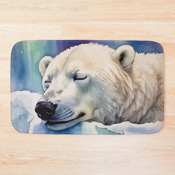 Item preview, Polar bear sleeping on iceberg designed and sold by Grypis.