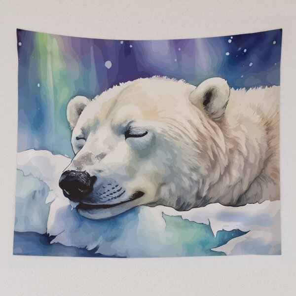 Item preview, Polar bear sleeping on iceberg designed and sold by Grypis.