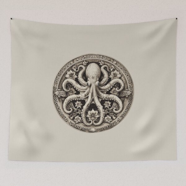Item preview, Octopus Mandala - BALANCE & WISDOM designed and sold by lapart.