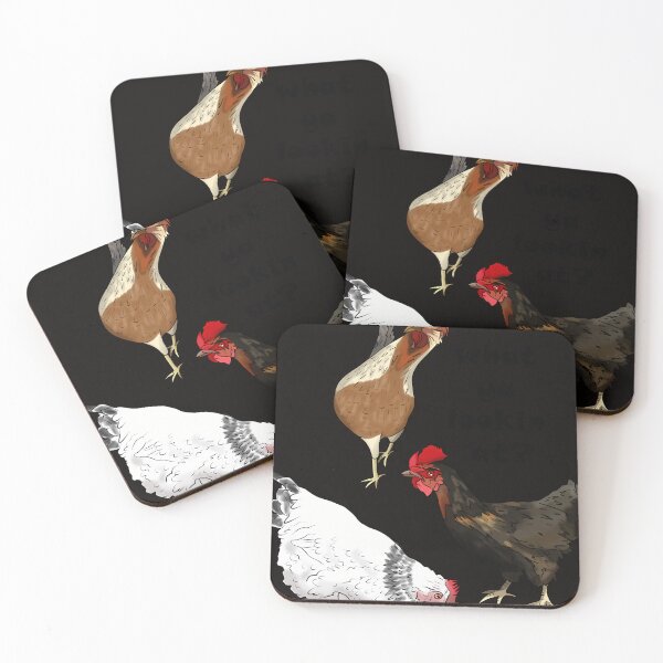 Item preview, cartoon chickens  designed and sold by WIEMICHAEL.