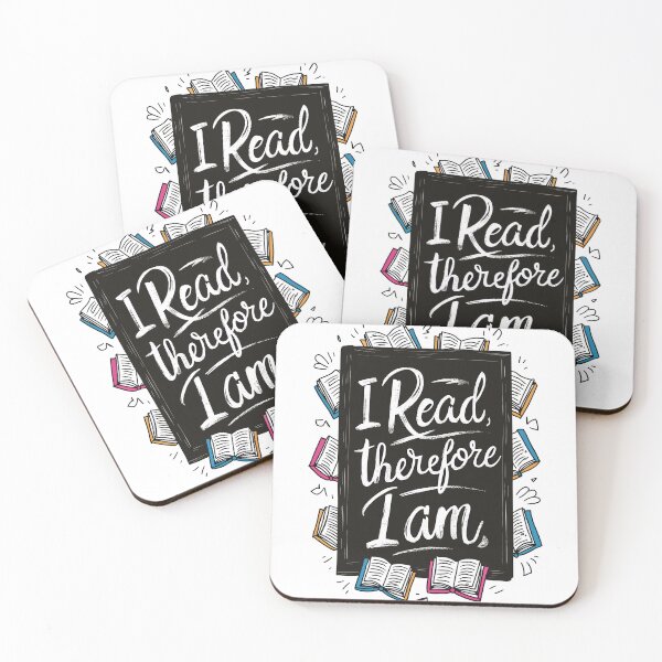 Item preview, I Read Therefore I Am Read More Books Reading Festival Book Lover designed and sold by Quirky Shirts.