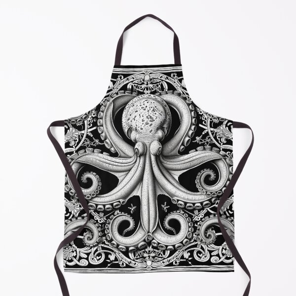 Item preview, Octopus Mandala - Black & White - SQUARE designed and sold by lapart.