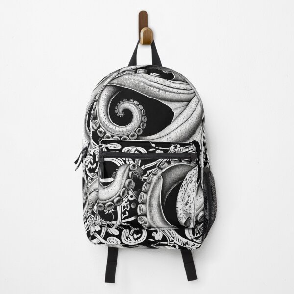 Item preview, Octopus Mandala - Black & White - SQUARE designed and sold by lapart.