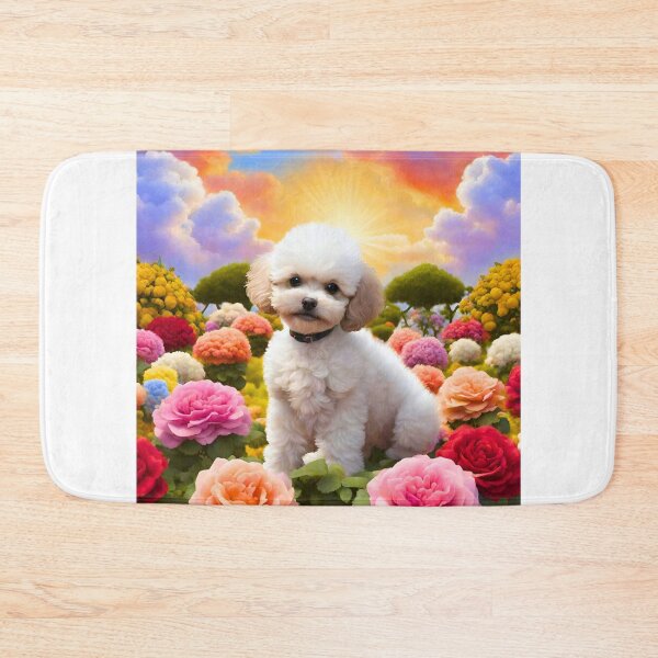 Item preview, Toy Poodle Puppy in New York Rose Garden designed and sold by Fredster1966.