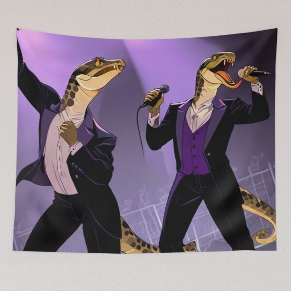 Item preview, Snakes jazz singing duo designed and sold by Artbellachi.
