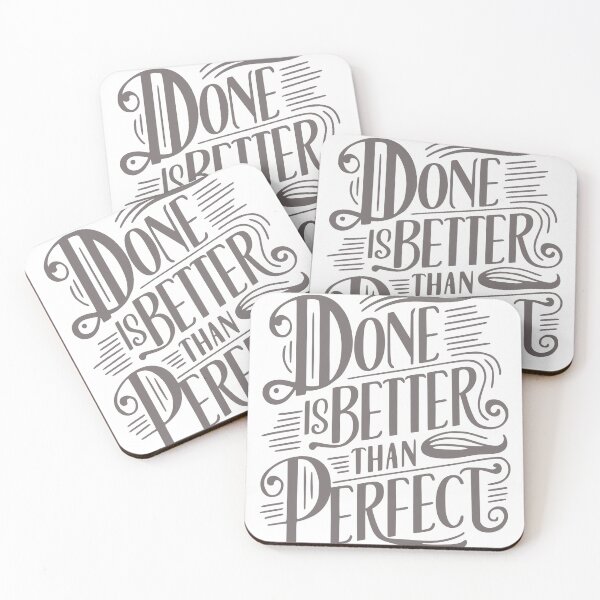 Item preview, Done is better than perfect: Progress Over Perfection designed and sold by GestaltTees.