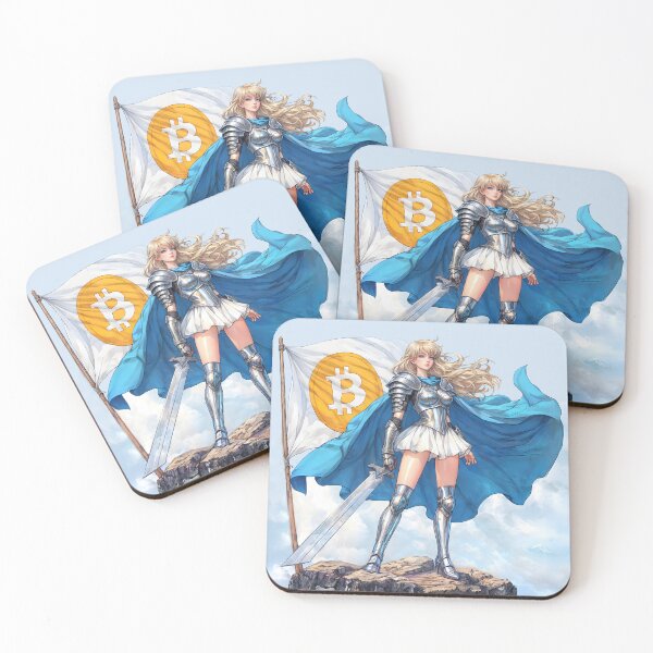 Item preview, BTC Warrior,Bitcoin woman,anime art,BTC,Bitcoin,Bitcoin Art,Btc poster art designed and sold by 1SINGHA.