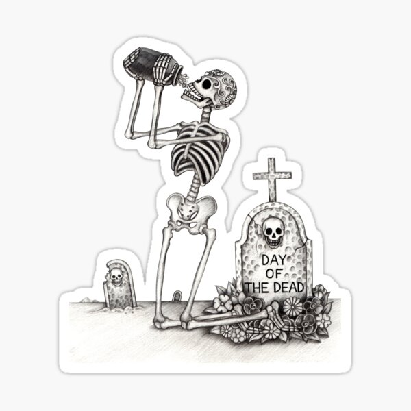 Item preview, Sugar skull celebration day of the dead. designed and sold by Jiwsurreal.