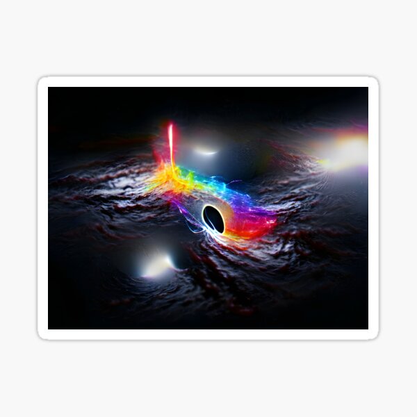 Galactic Lighthouse Sticker