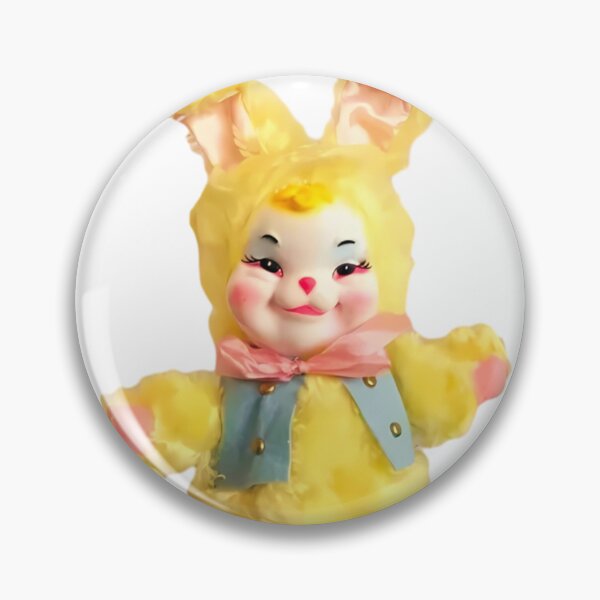 Item preview, Vintage Kawaii Kitsch Bunny Rabbit Rushton Meyercord Decal designed and sold by knickeryknackry.