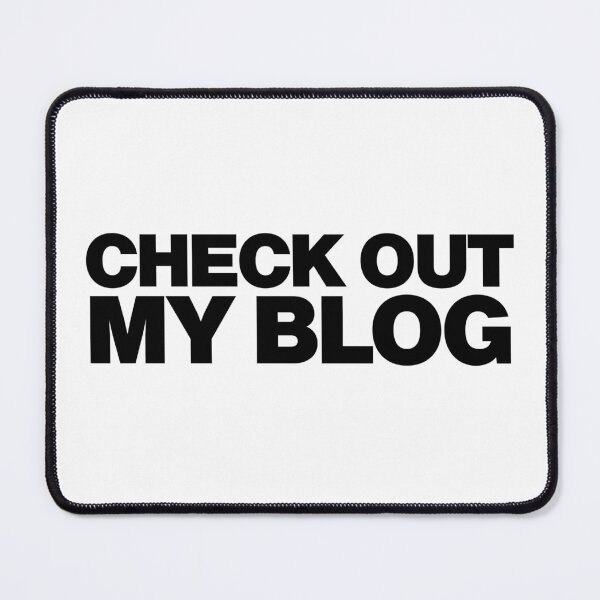 Item preview, Check Out My Blog! designed and sold by grluninterrpted.