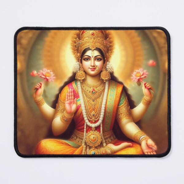 Item preview, Devi Lakshmi - The Hindu Goddess of Wealth and Prosperity designed and sold by ManiRanganaath.