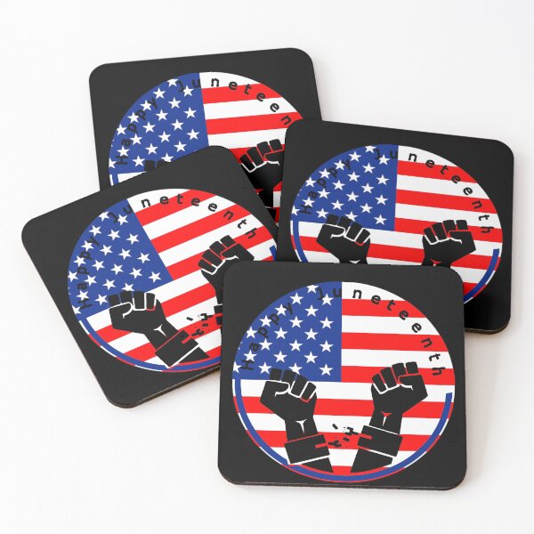 Item preview, happy juneteenth american flag designed and sold by Gossip Rag.