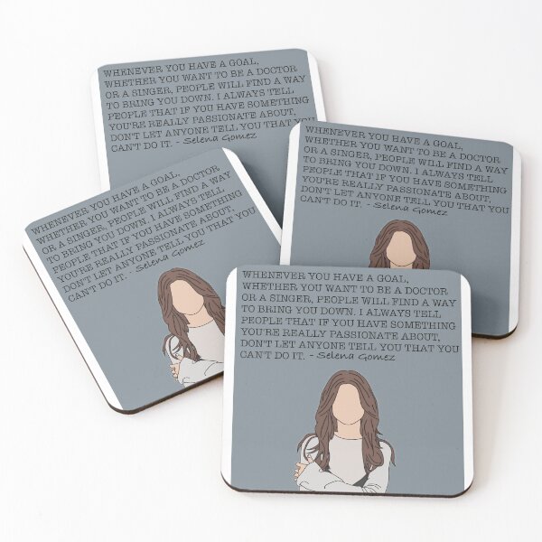 Item preview, Cita inspiradora de Selena Gómez designed and sold by Stix4All.