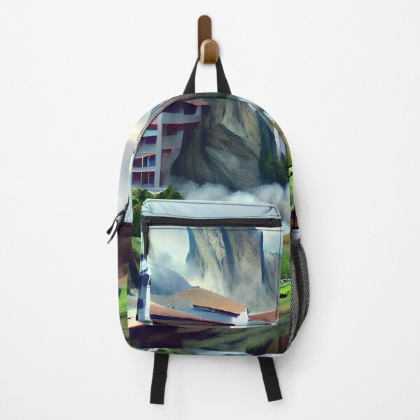 Item preview, Mountain Vista Apartments designed and sold by Icon Planet Art • Surrealist Realism Apparel & Homeware • Sam Blagburn.