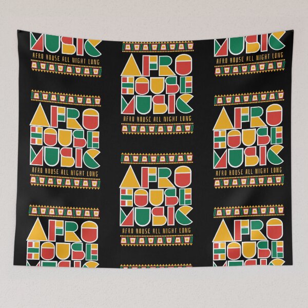 Item preview, AFRO HOUSE  - Cultured Font (White)  designed and sold by Discothreadz.