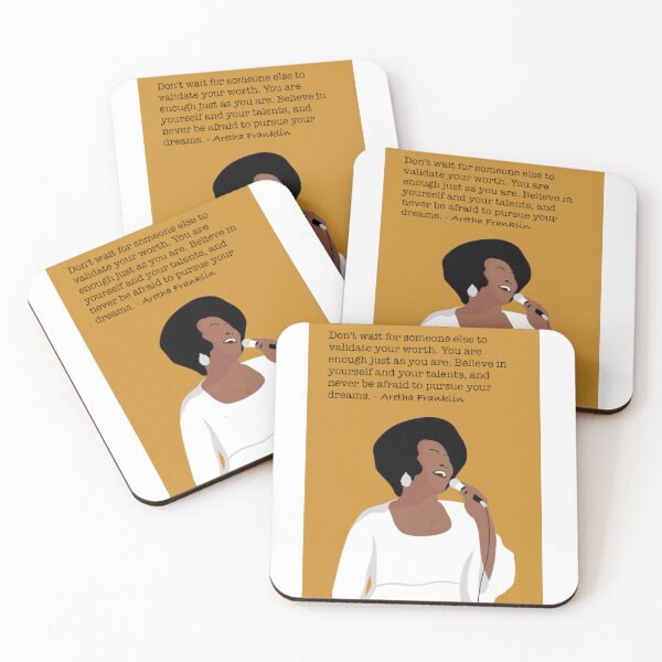 Item preview, Aretha Franklin Inspirational Quote  designed and sold by Stix4All.