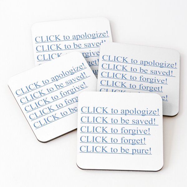 Item preview, Click to Apologize! Be Saved! Forgive! Forget! Be Pure! designed and sold by grluninterrpted.