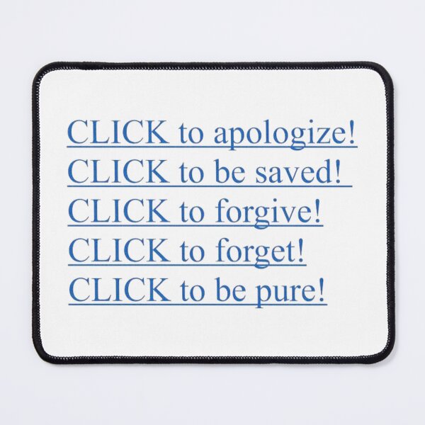 Item preview, Click to Apologize! Be Saved! Forgive! Forget! Be Pure! designed and sold by grluninterrpted.