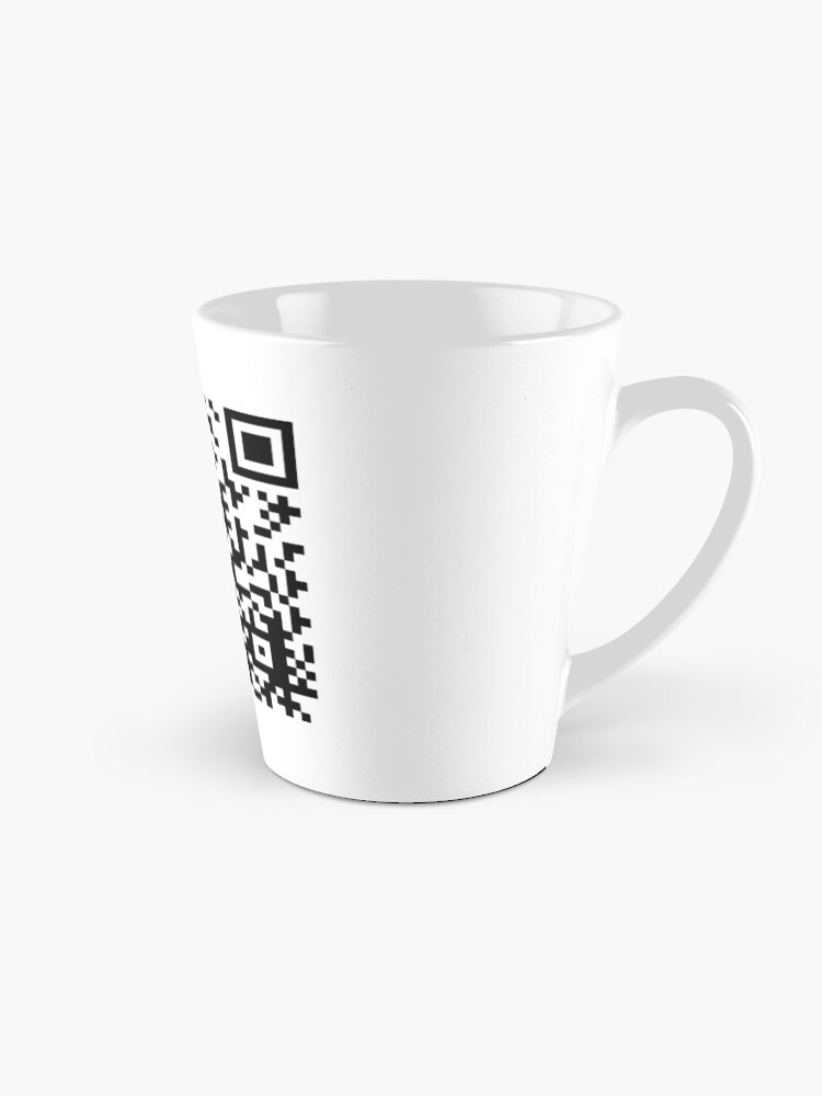 Rick Roll QR code' Two-Tone Mug