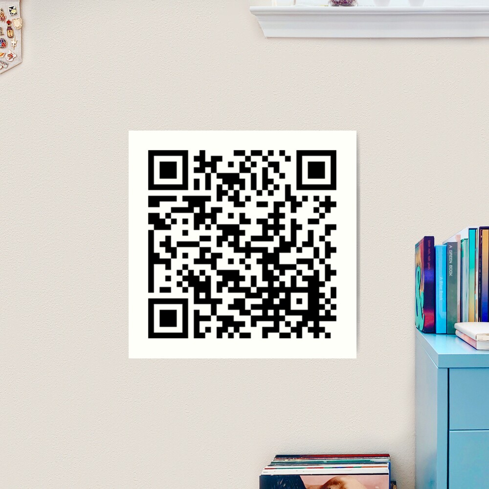 Rick Roll QR Code Pixelart, creation #17483