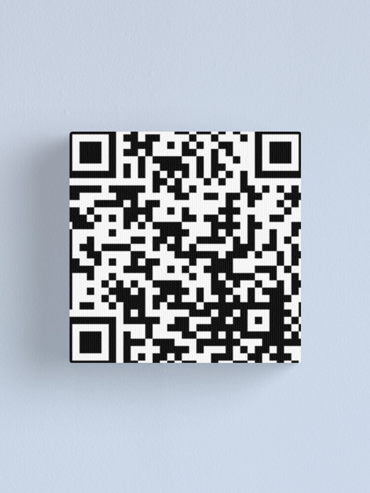 Rick Roll Link QR Code Art Print for Sale by magsdesigns