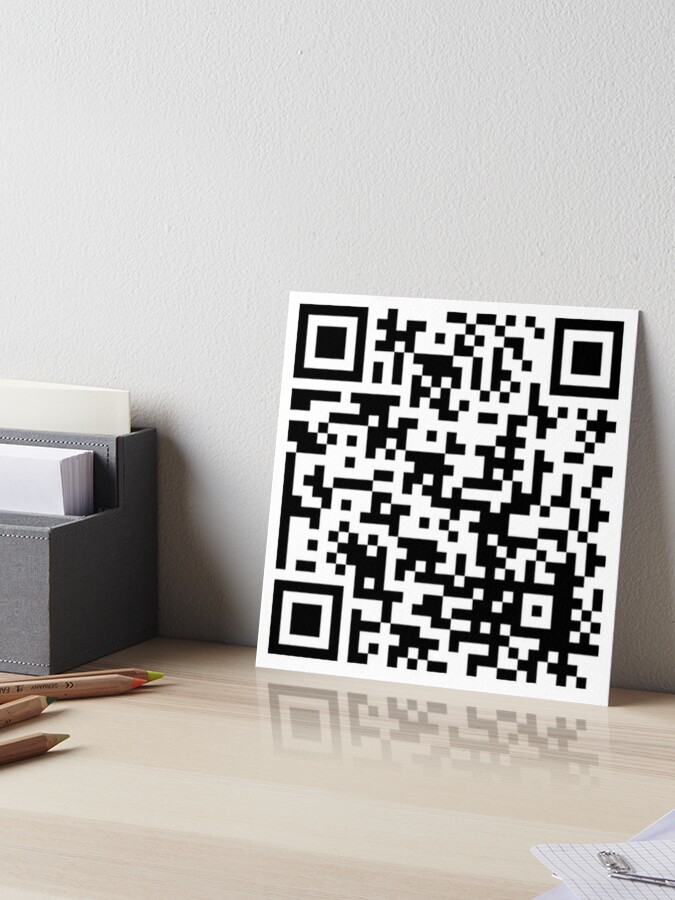 Rick Roll QR Code Pixelart, creation #17483