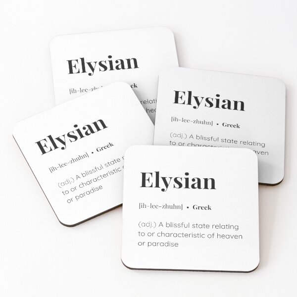 Item preview, Elysian greek word meaning designed and sold by SimplyMots.