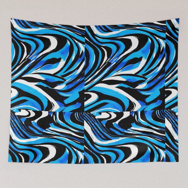 Item preview, Blue riviera zebra designed and sold by UZRWRLD .
