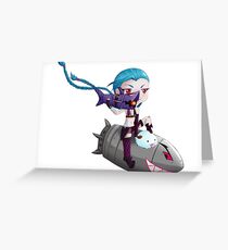 Chibi - Jinx II Greeting Card