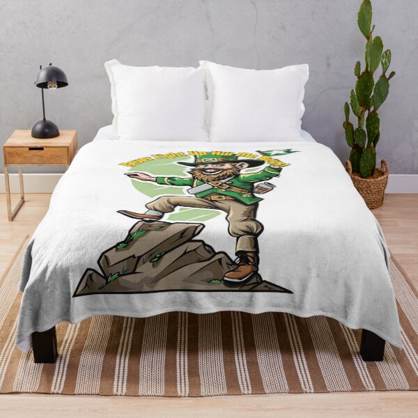 Item preview, Funny Leprechaun: Never Fight Up Hill Me Boys!  designed and sold by Fantasy Masterpiece.